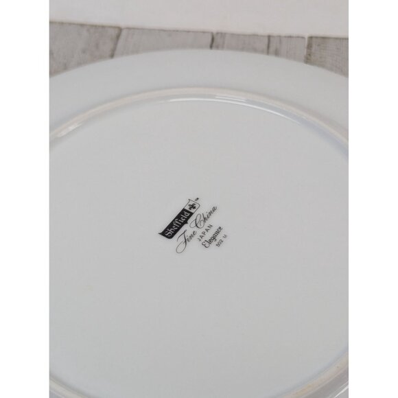 Set of 2 Sheffield China Japan Elegance 10 3/8" Dinner Plates - Picture 9 of 9